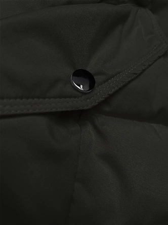 Puchowa zimowa kurtka damska army (2M-007)