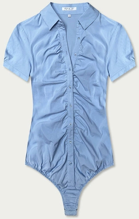 Bluzka koszulowa body niebieska (SSD16282D)