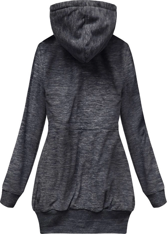 DŁUGA BLUZA POLAROWA GRANATOWA (394)