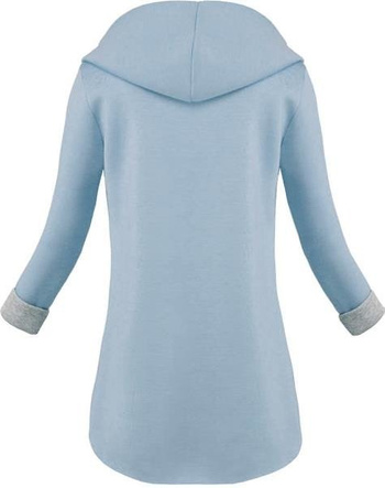 NARZUTKA BLUZA SWEETISSIMA BŁĘKITNA (8103-6)
