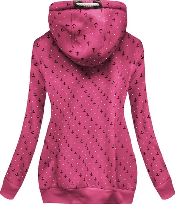 CIEPŁA BLUZA Z KAPTUREM RÓŻOWA (1914)