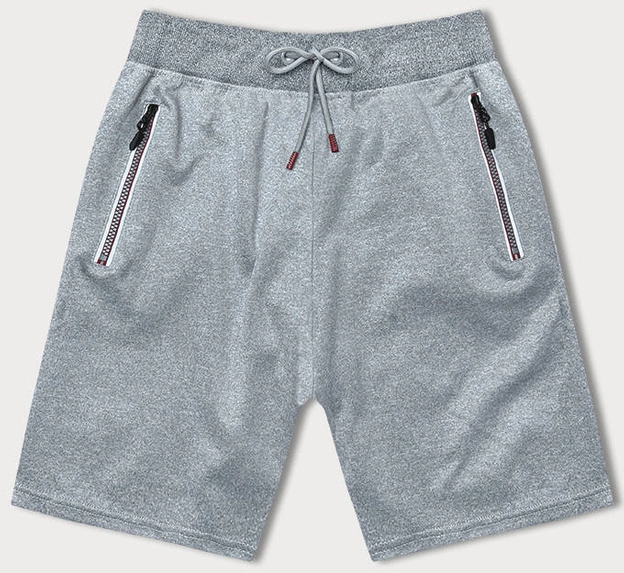 Sportowe spodenki męskie jasne szare (8K298-2)