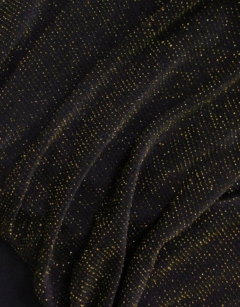 BŁYSZCZĄCE KOPERTOWE BODY CZARNO-ZŁOTE (171ART)