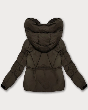 Przejściowa kurtka damska oversize S'West brązowa (B2003-48)