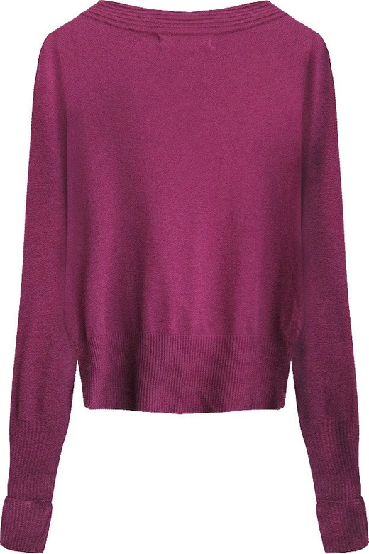 SWETEREK KOPERTOWY BURGUDNOWY (X1117X)