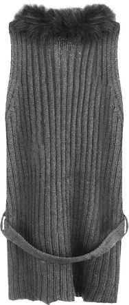 SWETERKOWA KAMIZELKA SZARA (1596)