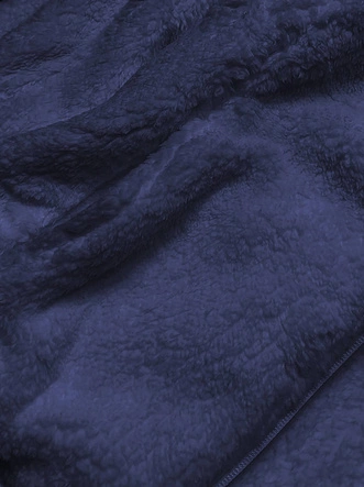 Pluszowa damska bluza granatowa (hh006-50)