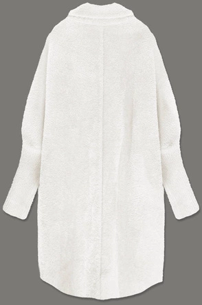 Wełniana narzutka alpaka ecru (7108)