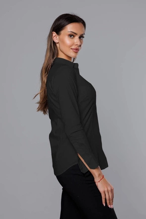 Klasyczna koszula damska czarna (HH039-1)