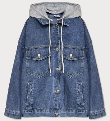 KURTKA DAMSKA JEANSOWA DENIM NIEBIESKA (81007)