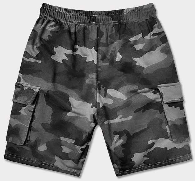 Męskie spodenki moro jasne szare (8K282-2)