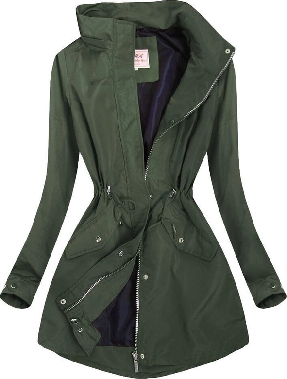 KURTKA TYPU PARKA KHAKI (XW02XBIG)