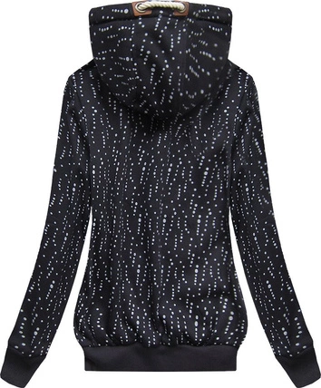 BLUZA W NIEREGULARNE KROPKI GRANATOWA (1915)