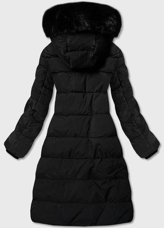 ZIMOWA DAMSKA KURTKA PUCHOWA CZARNA (OMDL-010)
