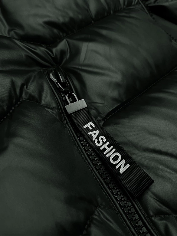 Pikowana damska kurtka z kapturem army S'west (B8169-11)