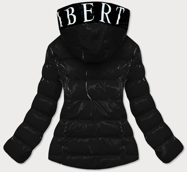 Damska kurtka pikowana czarna (w807#)