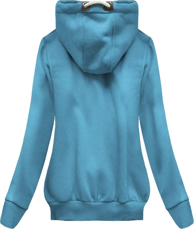 BLUZA Z FLAMINGAMI BŁĘKITNA (X1925X)