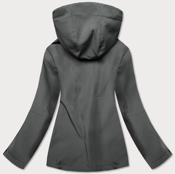 DAMSKA KURTKA SPORTOWA TYPU SOFTSHELL SZARA CIEMNA (HD181-2)