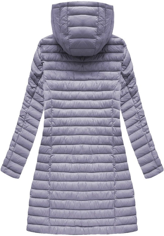 PIKOWANA KURTKA Z KAPTUREM WRZOSOWA (7472-PLUS)