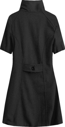 ROZKLOSZOWANY PŁASZCZYK CZARNY (1091)