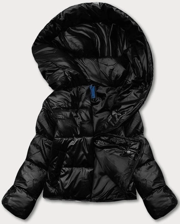 Kurtka zimowa damska trzy długości czarna matowa (ag8-003)