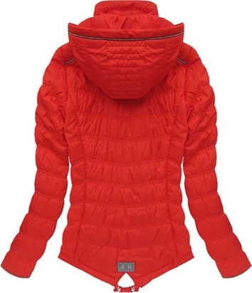 KURTKA Z NIEREGULARNYM DOŁEM POMARAŃCZOWA (W702)