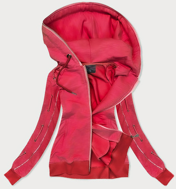 BLUZA DAMSKA SPORTOWA KORALOWA (58090)
