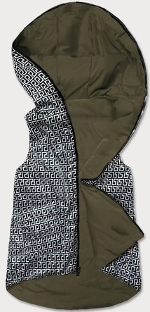 DWUSTRONNY BEZRĘKAWNIK DAMSKI KHAKI (R8006)