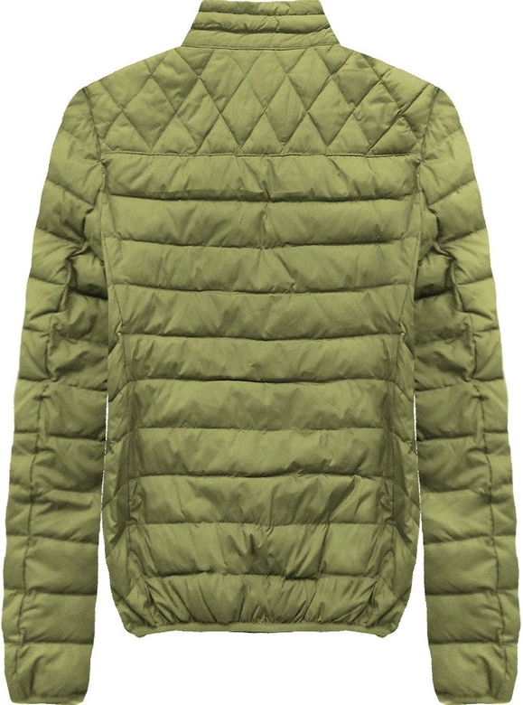 MĘSKA PIKOWANA KURTKA OLIWKOWA (78LJ)