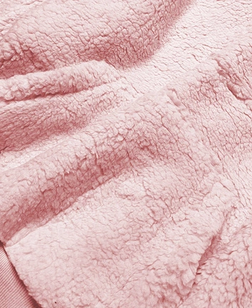 Ciepły komplet dresowy damski miś różowy (YP-1104)