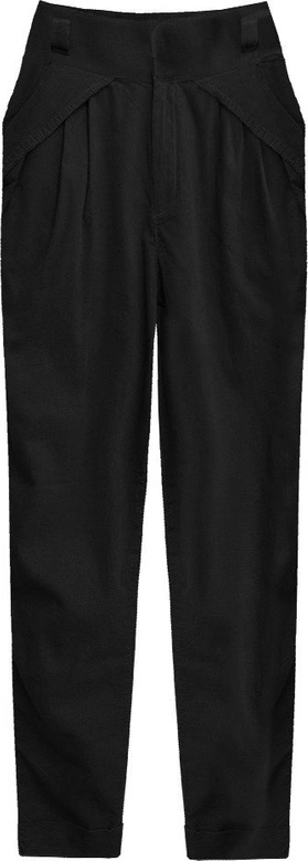 SPODNIE SZTRUKSOWE CZARNE (2218/1)