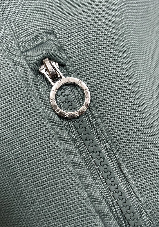 Długa bluza damska szarozielona (AMG-321A)