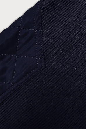 Bluza w prążki damska granatowa (AMG-311)