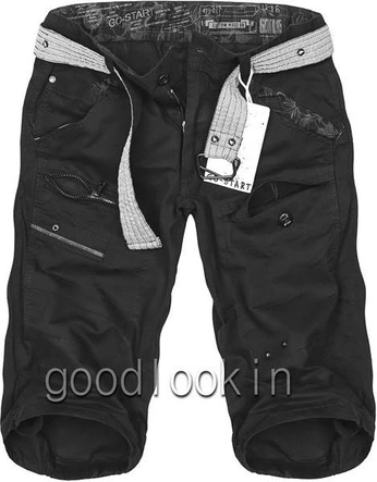 KRÓTKIE CZARNE SPODENKI GO-START (1298M)