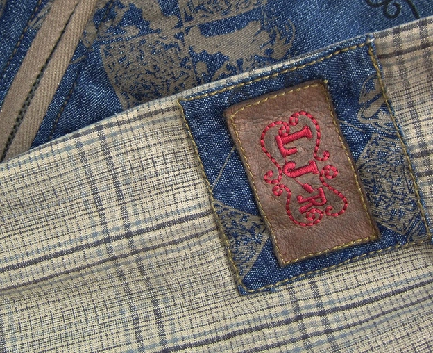 KRÓTKA KURTKA NA MISIU NIEBIESKO-BRĄZOWA (378ART)