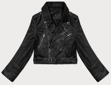 Ramoneska vintage z paskiem J Style czarna (11Z8125)