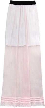 ZWIEWNA PLISOWANA SPÓDNICA RÓŻOWA (98ART)