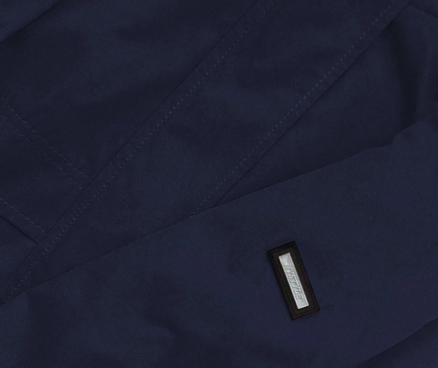 KRÓTKA PARKA Z KAPTUREM GRANATOWA (TLR243)