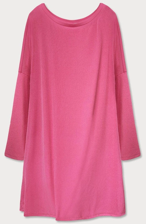 SUKIENKA Z OPUSZCZANYM RAMIENIEM RÓŻOWA (667ART)