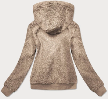 DWUSTRONNA KURTKA DAMSKA BARANEK BEŻOWA (H-989-22)