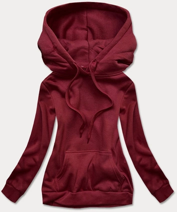 Damska bluza dresowa bordowa (W02-21)