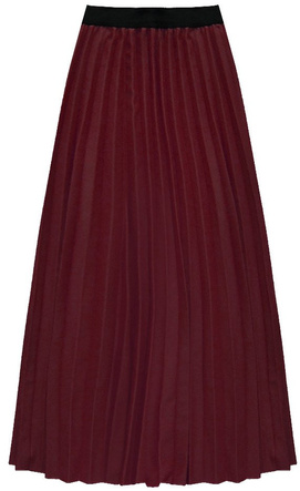 PLISOWANA SPÓDNICA MAXI BORDOWA (135ART)