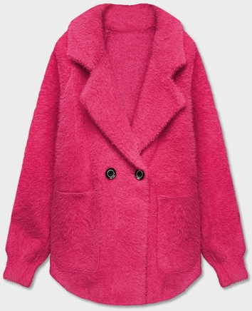 Krótka narzutka alpaka różowa (CJ65)