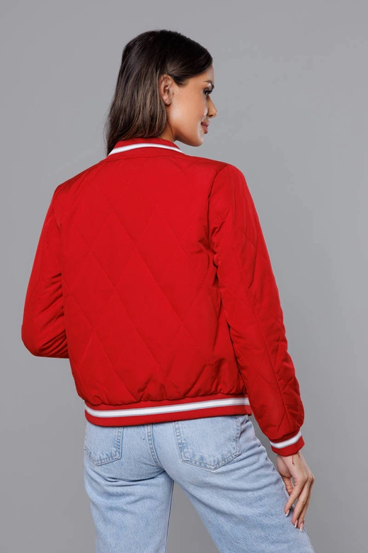 Kurtka damska bomberka ciemnoczerwona (16M9070-270)