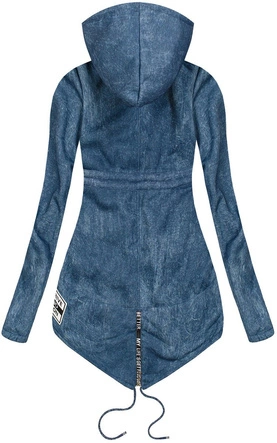 BLUZA IMITUJĄCA JEANS NIEBIESKA 2 (66709)