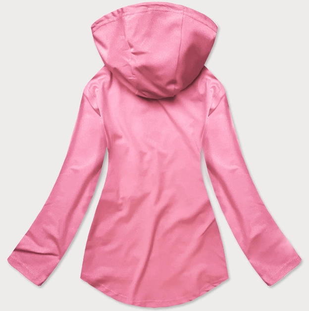 Bluza z asymetrycznym dołem jasny róż (hd153-25)