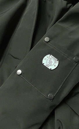 Damska parka z futrzaną podszewką army (m-21506)