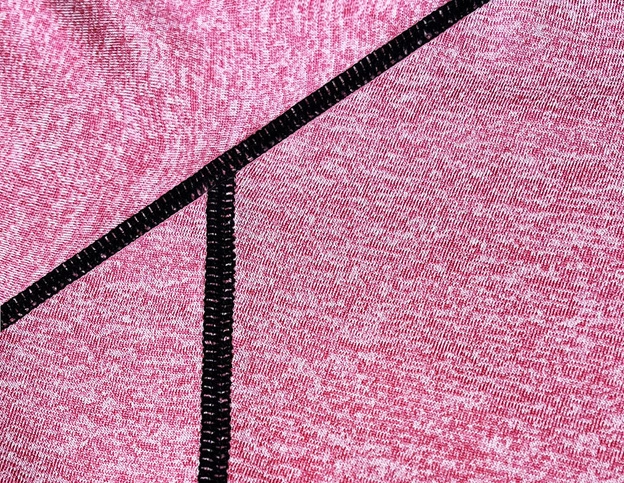 Sportowy t-shirt damski różowy (A-2158)