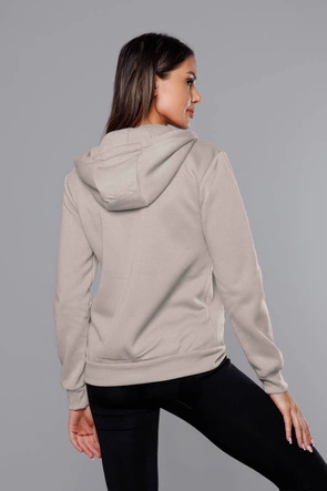 Bluza damska sportowa kakaowa (W03-106)