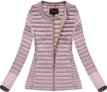 PIKOWANA KURTKA ZE ZDOBIENIEM ANTYCZNY RÓŻ (7214)